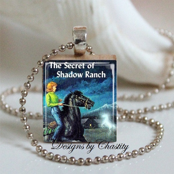 Nancy Drew "The Secret of Shadow Ranch" Scrabble Necklace