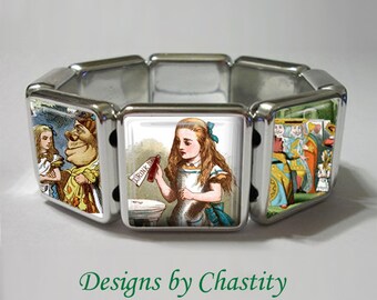 Alice in Wonderland Stretch Bracelet