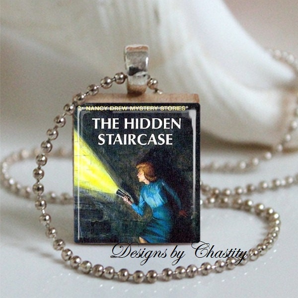 Nancy Drew "The Hidden Staircase " Scrabble Necklace