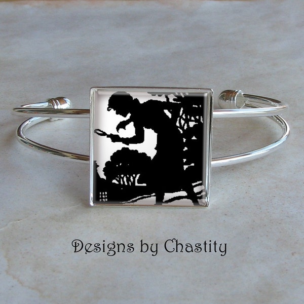 Nancy Drew Cuff Bracelet - Altered Art Image