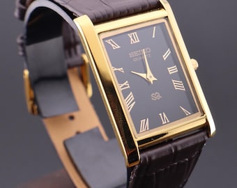 Vintage Seiko Schlanke Herren Armbanduhr - KOSTENLOSER VERSAND