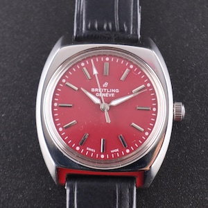 Vintage Breitling Genève Swiss Made 17 Jewels Manual Winding Men&#39;s Wrist Watch - FREE SHIPPING