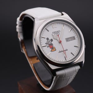 Vintage Seiko 5 Mickey Mouse Automatic 7009A, 17J Japan Made Men's