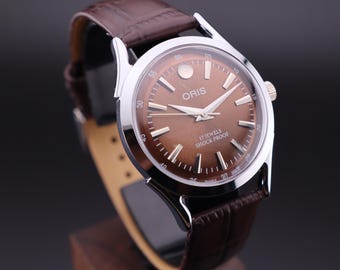 Orologio vintage Oris a carica manuale - Modello meccanico svizzero da uomo - Spedizione gratuita