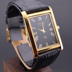 Vintage Seiko Slim Quarz Herrenarmbanduhr - KOSTENLOSER VERSAND