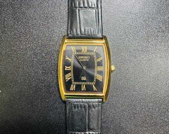 Vintage very rare Men's Lassale (Seiko) Silver tone quartz watch