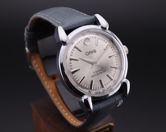 ヴィンテージ レア ORIS グリーンダイヤル 機械式 手巻き ST-96 スイス