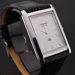 Vintage Seiko Slim Quarz Herrenarmbanduhr - KOSTENLOSER VERSAND