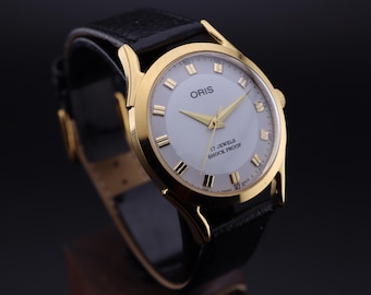 Oris Hand-Wound Vintage Watch – Swiss Mechanical Men’s Model -Free Shipping