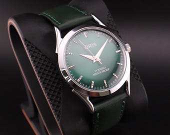 ヴィンテージ レア ORIS グリーンダイヤル 機械式 手巻き ST-96 スイス