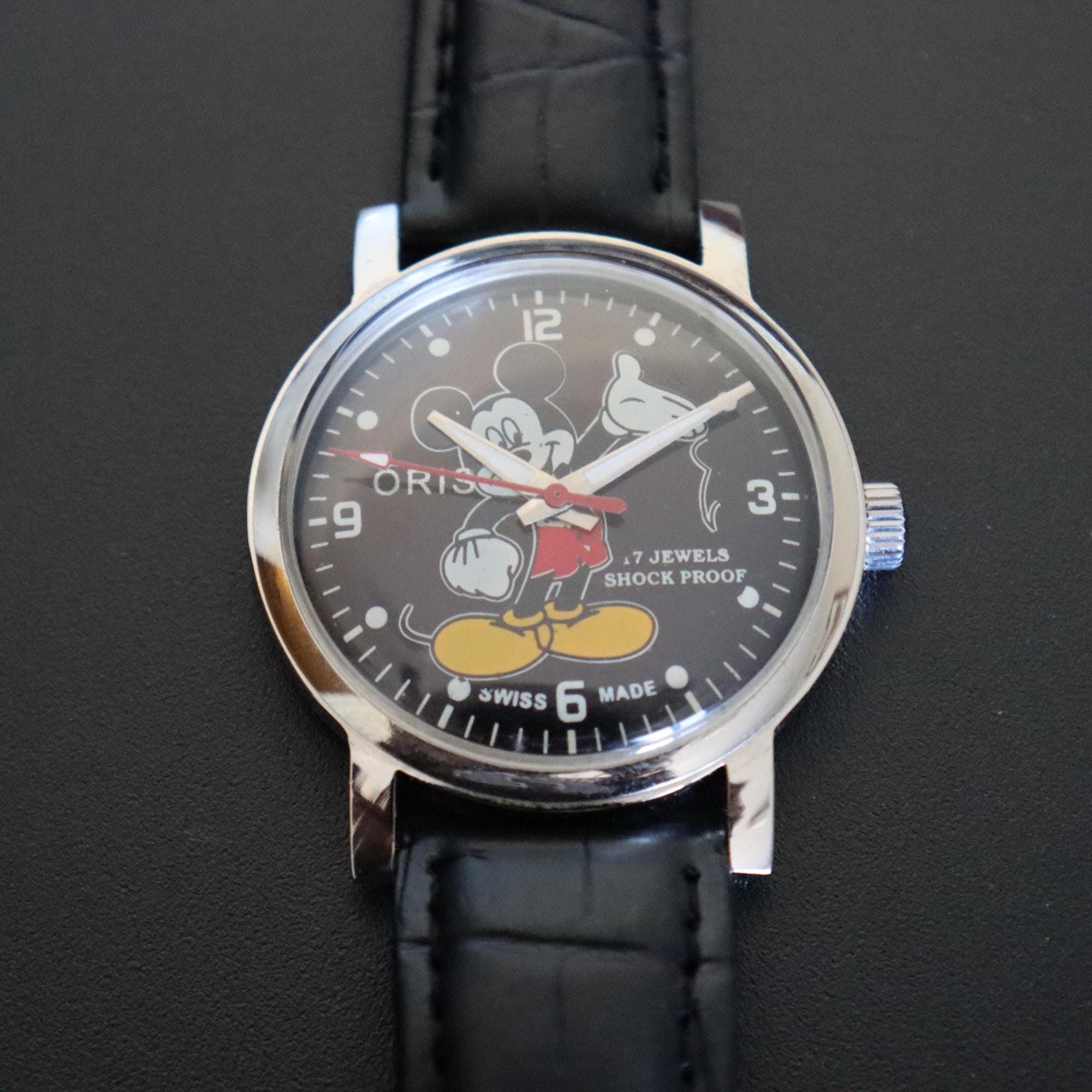 ORISヴィンテージ ミッキーマウス 手巻きアナログ時計 Oris mickey mouse - Etsy 日本