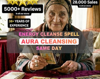 Energy Cleanse Spell, Aura Cleansing, Evil Eye Protection, Same Day