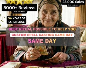 Best Ritual possible to help you, Custom Wish, Personalised Spell, Custom Spell Casting Same Day Casting, CUSTOM SPELL for any situation