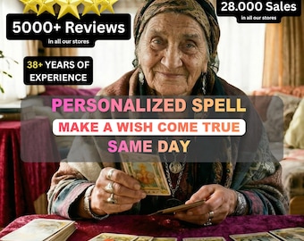 Personalized Spell, Make Wish Come True, Same Day Cast, Transform Reality