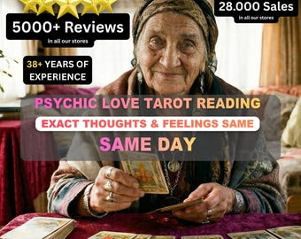 Psychic Love Tarot Reading: Exact Thoughts & Feelings (Same Day PDF)