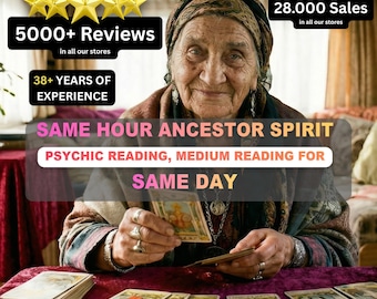 Same Hour Ancestor Spirit Psychic Reading, Medium Guidance (Same Day)