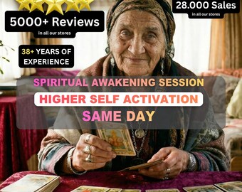 Spiritual Awakening Session, Higher Self Activation, Psychic Guidance (Same Day)