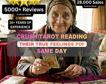 Crush Tarot Reading: Discover Their True Feelings (PDF Reading)