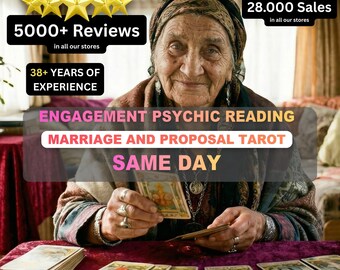 Same Day Marriage Proposal Tarot Reading, Engagement Psychic Insights (PDF)