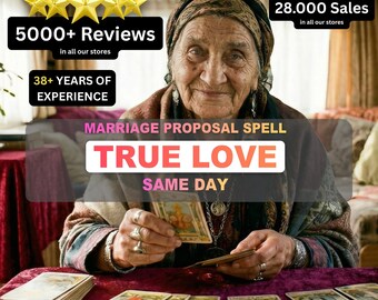 Marriage Proposal Spell, True Love Binding, Same Day Casting (Digital Service)
