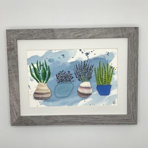 Potted Plants • Blue