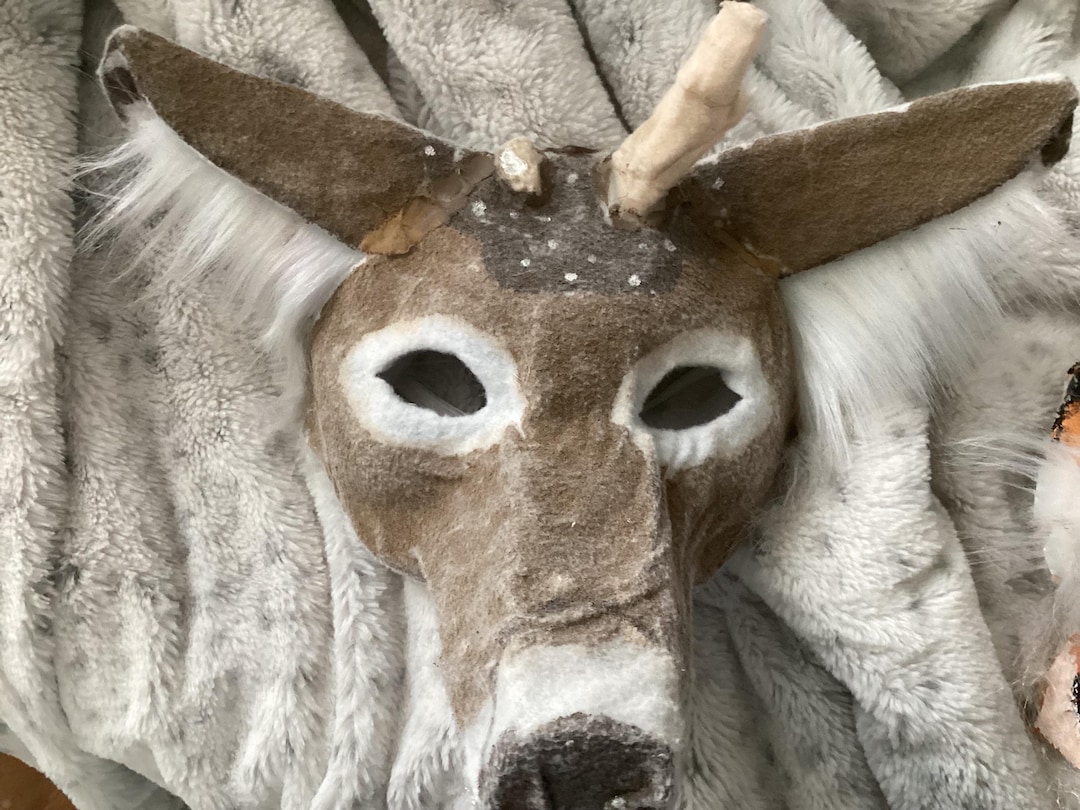 Deer Mask Reference Therian/furry Deer Mask - Etsy