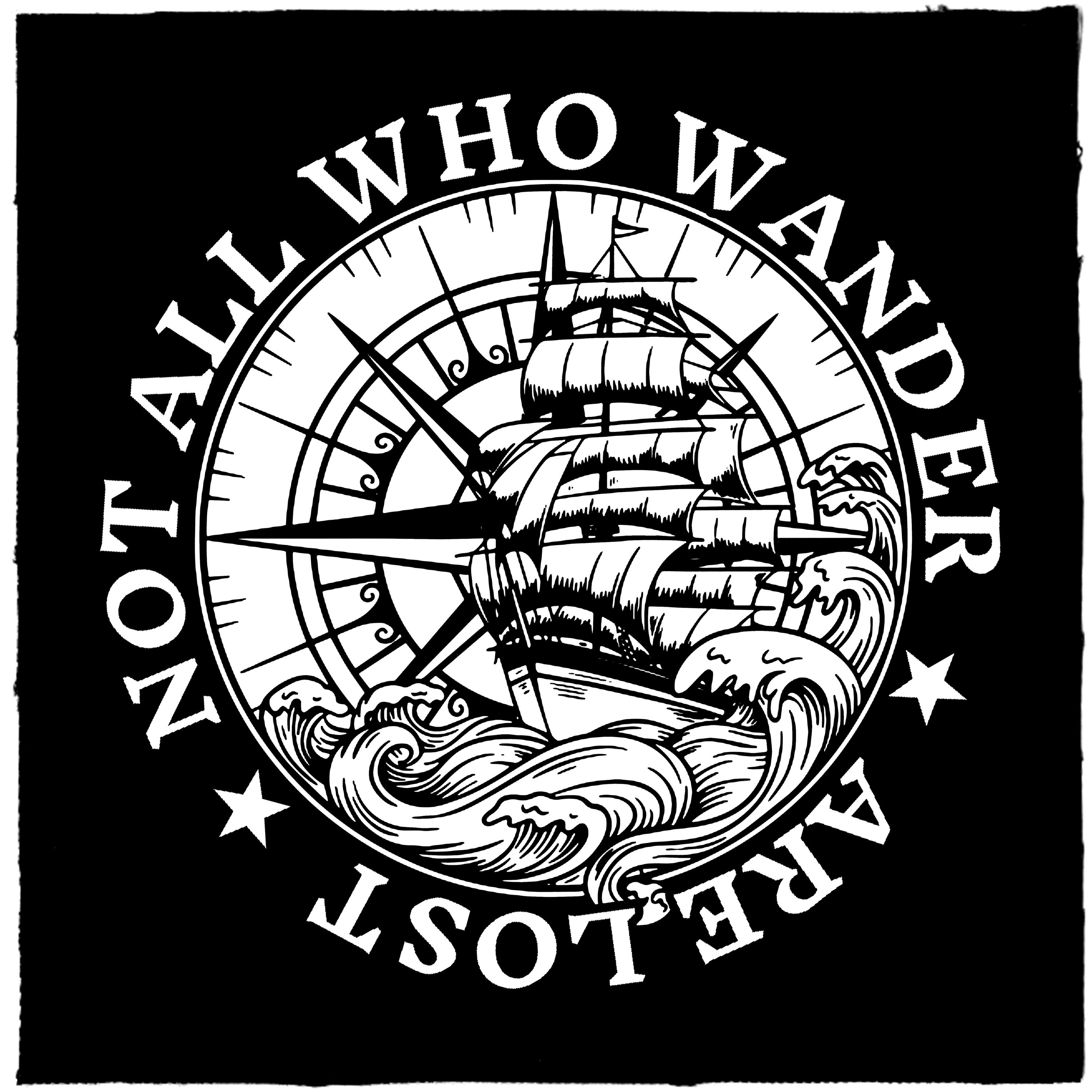 Not All Who Wander Are Lost Punk Patch DIY Metal Crust Doom Ska Celtic ...