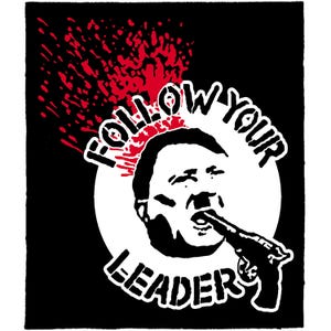 Follow Your Leader Punk BACK PATCH DIY Antifa Metal Crust Doom Canvas Sew-On Patch for Battle Vest Jacket Backpack AntiFascist