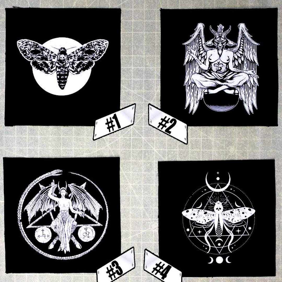 Esoteric Patch Punk Patch DIY Pagan Witchcraft Esoteric Occult Thrash Metal Crust Doom ...