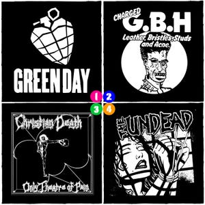 Punk Patch DIY Metal Crust  Doom Canvas Sew-On Patch for Battle Vest Jacket Backpack Jeans PAT04