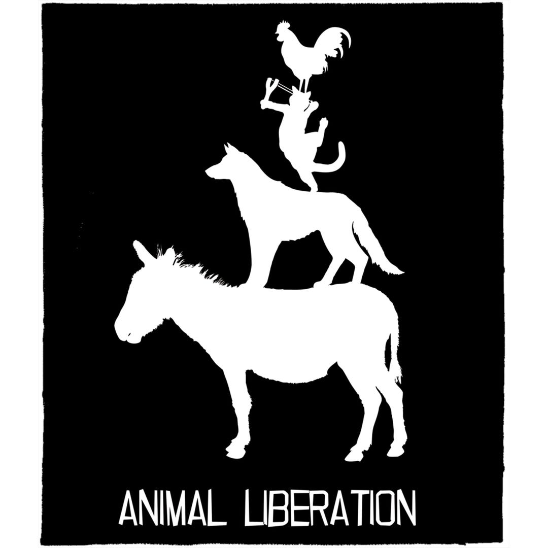 Animal Liberation Punk Back Patch DIY Anti-animal Testing Metal Crust ...