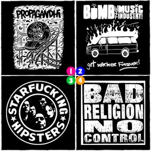 Punk Patch DIY Metal Crust Ska Doom Canvas Sew-On Patch for Battle Vest Jacket Backpack Jeans PAT37