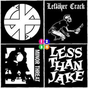 Punk Patch DIY Metal Crust  Doom Canvas Sew-On Patch for Battle Vest Jacket Backpack Jeans PAT03