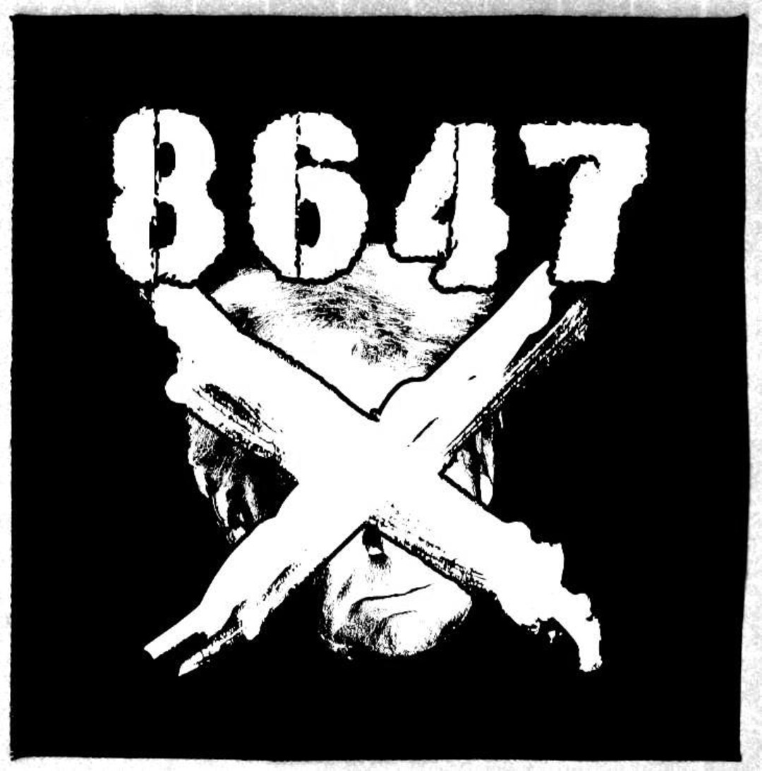 8647 Punk Patch DIY ANTIFA Metal Crust Doom Canvas Anti-authoritarian ...