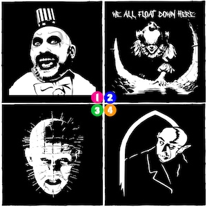 HORROR Punk Patch DIY Thrash Metal Crust Doom Pop Punk Ska Canvas Sew-On Patch for Battle Vest Jacket Backpack Jeans PAT17