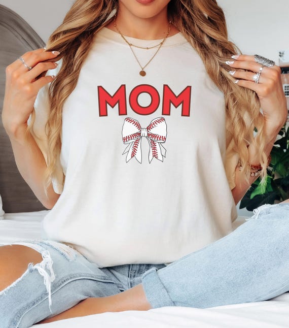 Baseball Mom T-shirt, Baseball Mom Shirt, Baseball Mom Gift, Sports Mom Shirt, Team Mom Tee, Baseball Mom Apparel, Mother's Day Tee