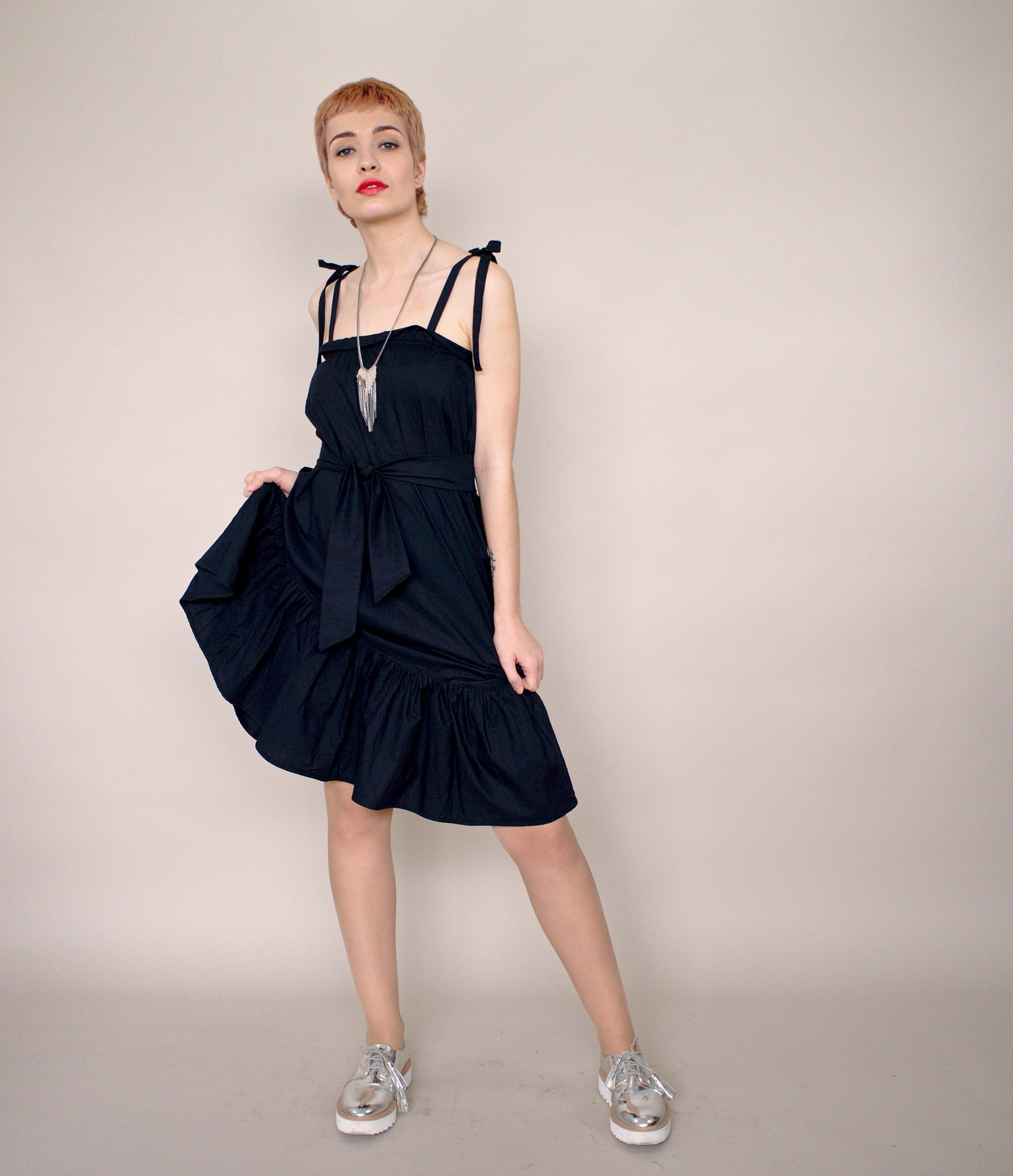 knee length tank dress