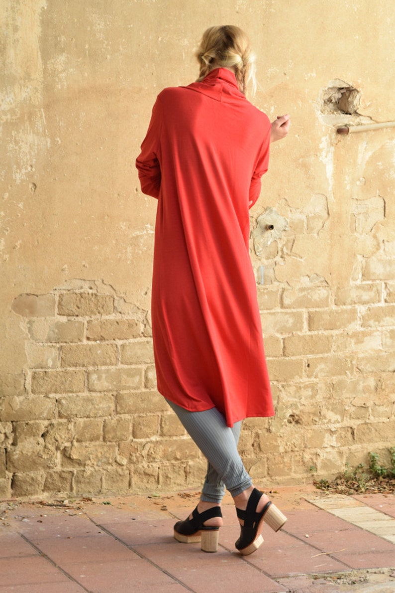 Sweatshirt Dress In Red Color With Long Sleeves Available In Plus Size Fashion
