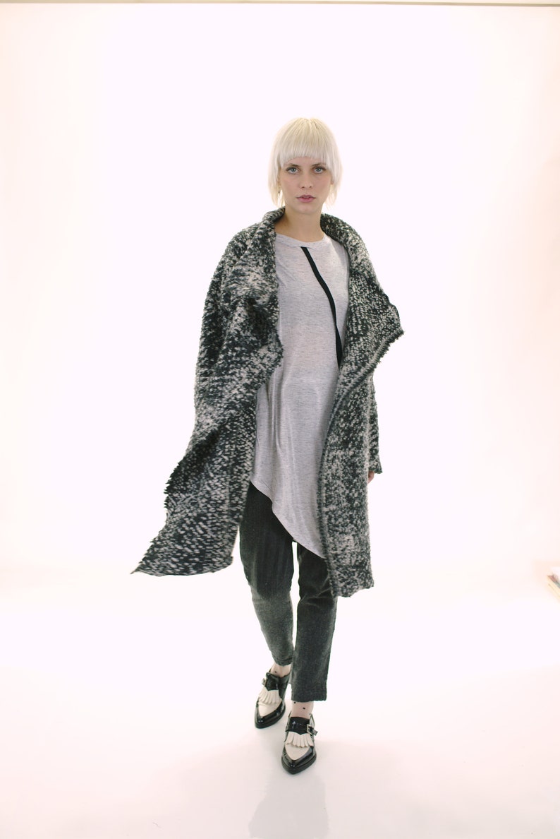 plus size wool wrap coat