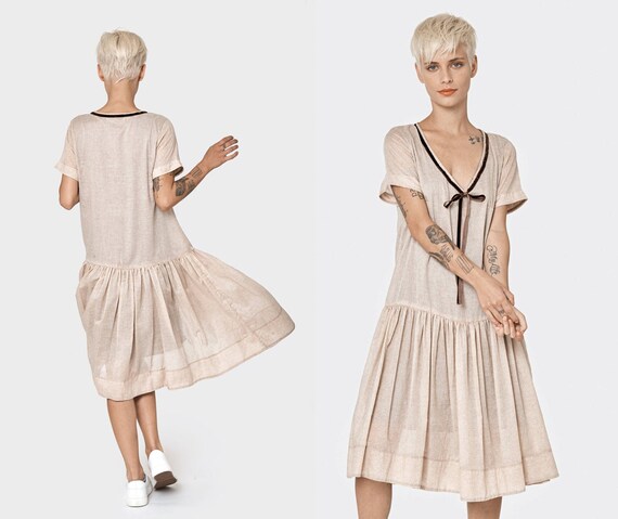 beige plus size clothing