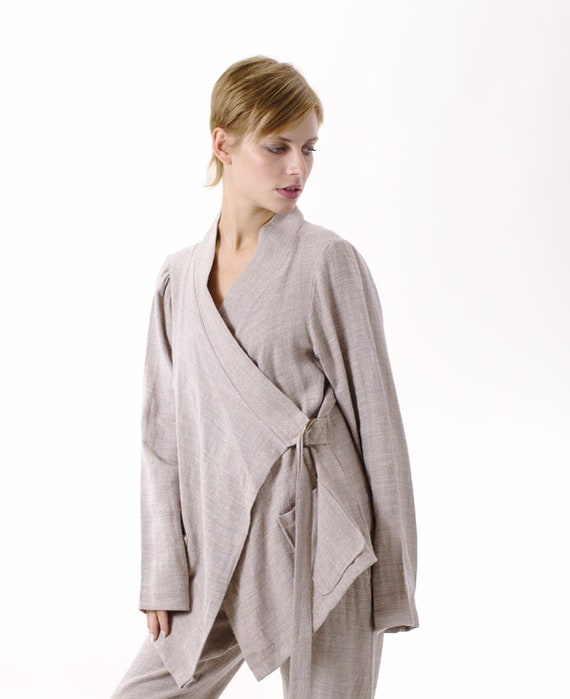 wrap kimono jacket