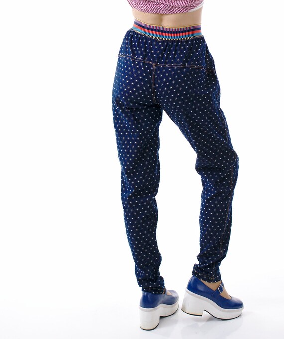 polka dot jeans womens