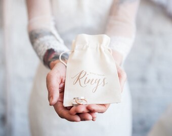 Boho Wedding Ring Bearer Bag, ring pillow alternative