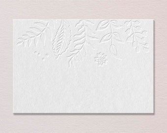 Place Cards - Bloom Letterpress Botanical Wedding Stationery