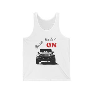 Beast Mode Workout Tank, Gym Tank Top, Fitness Sleeveless Shirt, Tuff People Athletic Wear, Muscle Tank for Men and Women