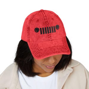 Bestickte Vintage Kappe für Off-Road-Liebhaber, Retro-Stil Hut, Geschenk für Kappenliebhaber, Klassische Baseballkappe, Outdoor Abenteuerkappe