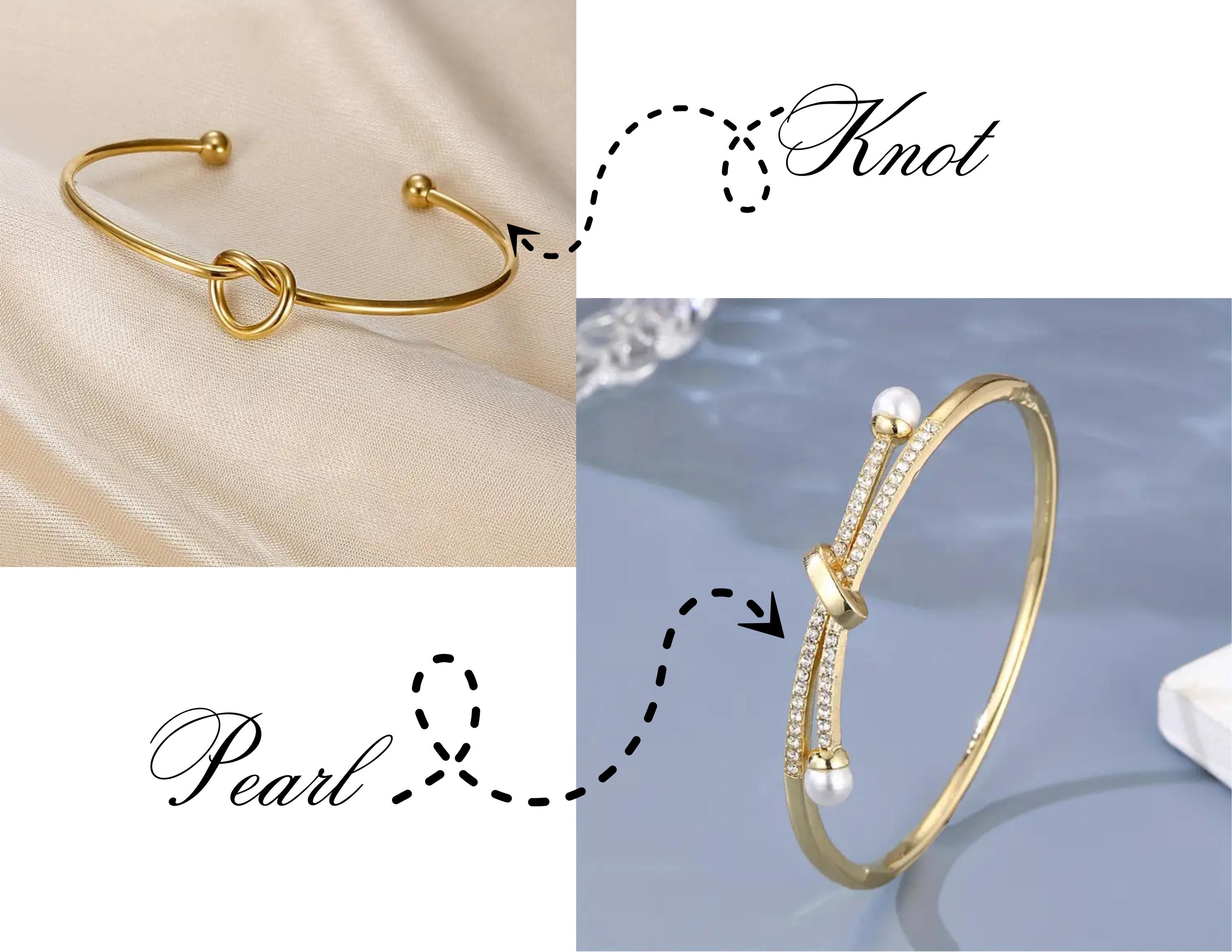 Bracciale Con Perle E Iniziale Dorata Regolabile – Gioiello Delicato Per Donna, Damigella, Sposa, Regalo Speciale - 5