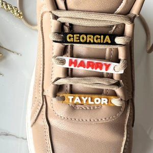 Shoe Lace Charm-Shoes-Shoe Name Tag-Custom Shoe lace Charm-Custom shoe charm- Custom Shoe Lace Buckle-3D printed-Shoe Charm-Tracked shipping
