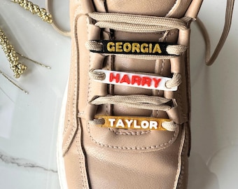 Shoe Lace Charm-Shoes-Shoe Name Tag-Custom Shoe lace Charm-Custom shoe charm- Custom Shoe Lace Buckle-3D printed-Shoe Charm-Tracked shipping