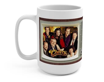 Cheers TV Show Tv Retro Design Ceramic Mug 15oz Extra Large